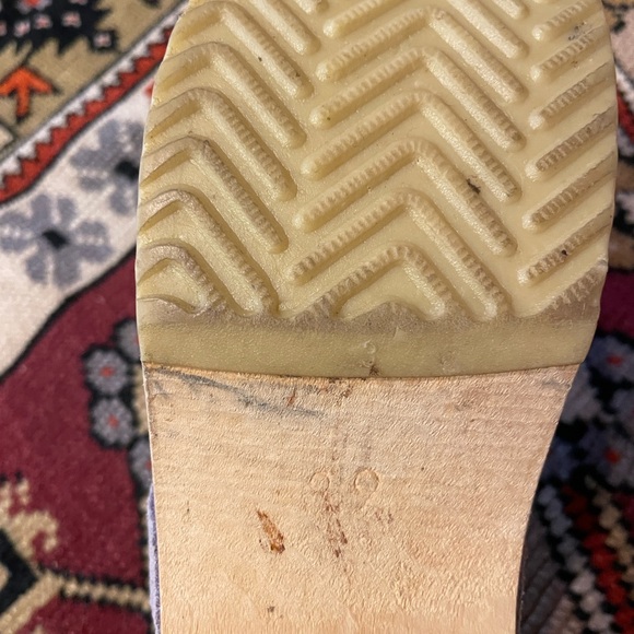 Sanita Women's Lavender grey  Suede Clogs - Picture 4 of 4